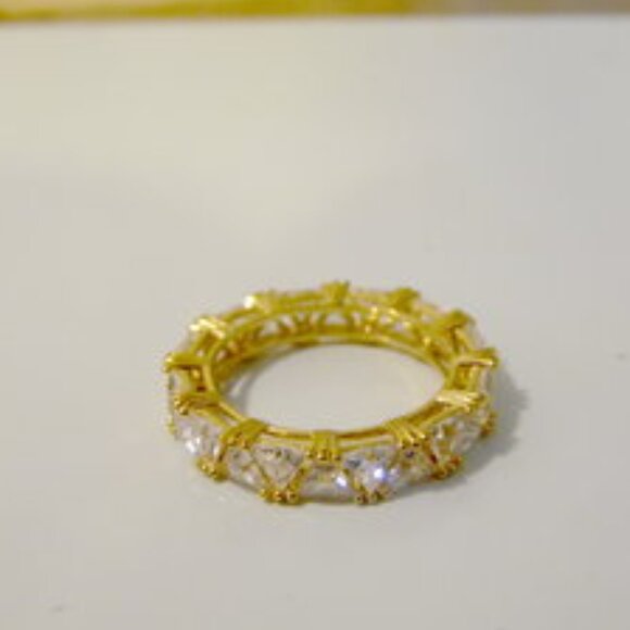 Radiance by Absolute Trilliant-Cut Eternity Band Size 9 - Picture 2 of 7